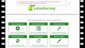 LimeSurvey - Consultation des réponses