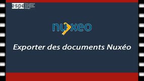 NUXEO - Exporter le contenu de son espace Nuxéo