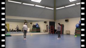 Vidéo N°10 Duo rugby effets miroir décalage TPM2 Danse cycle2 